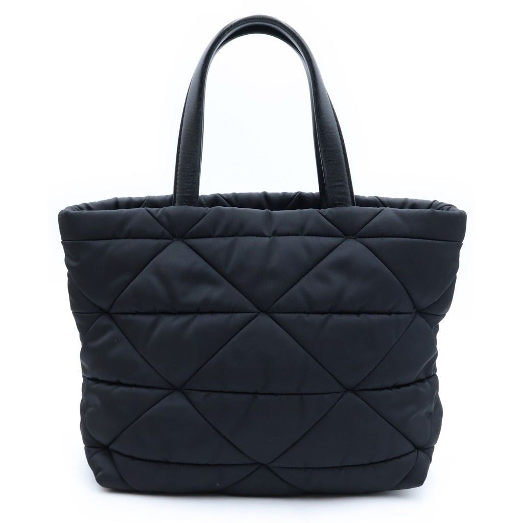 PRADA(プラダ) テスート パテッド キルティング ハンドバッグ ショルダーバッグ スモール ブラック 1BG373 レディース