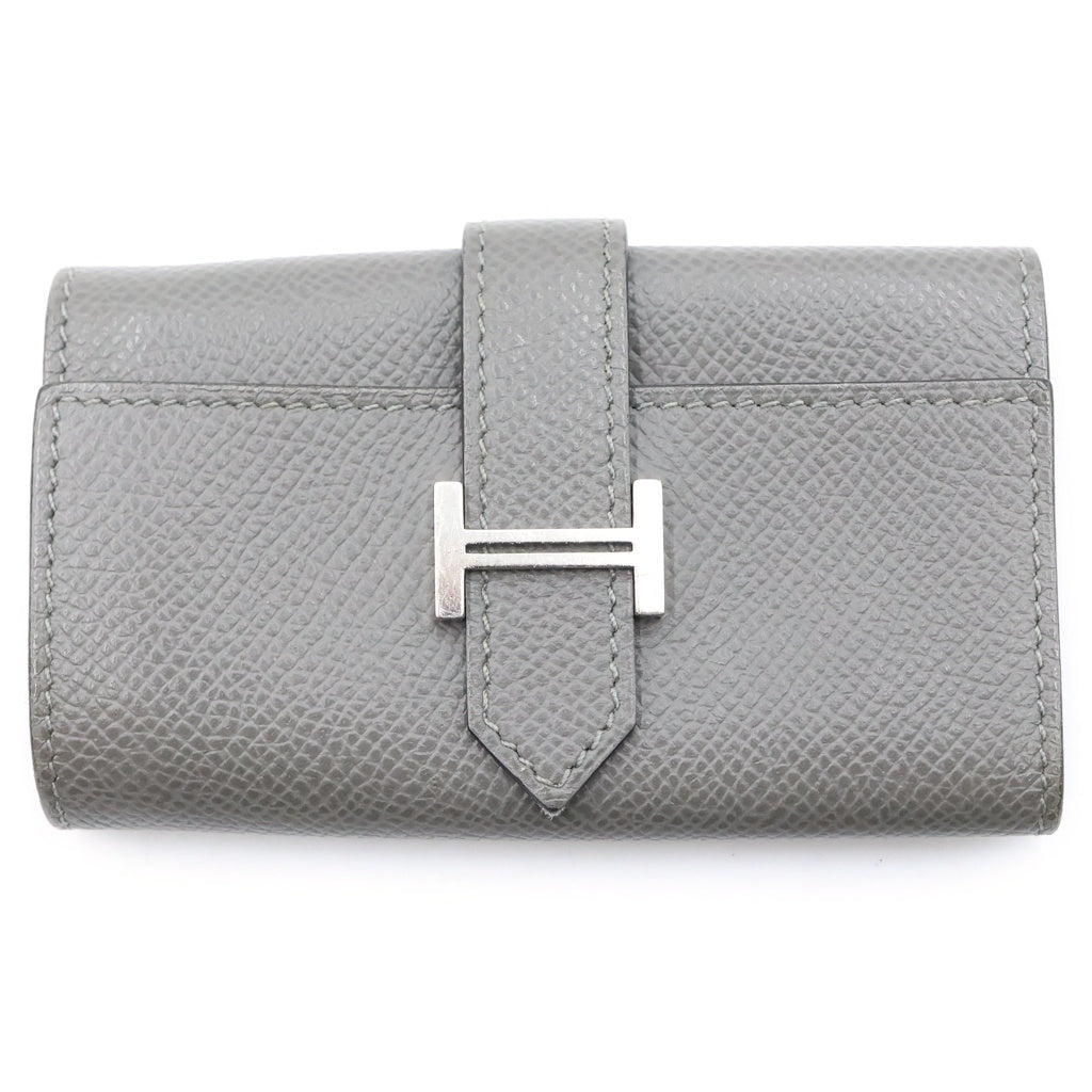 HERMES(エルメス) ベアン 4連 キーケース U刻印 シルバー金具 グレー レディース