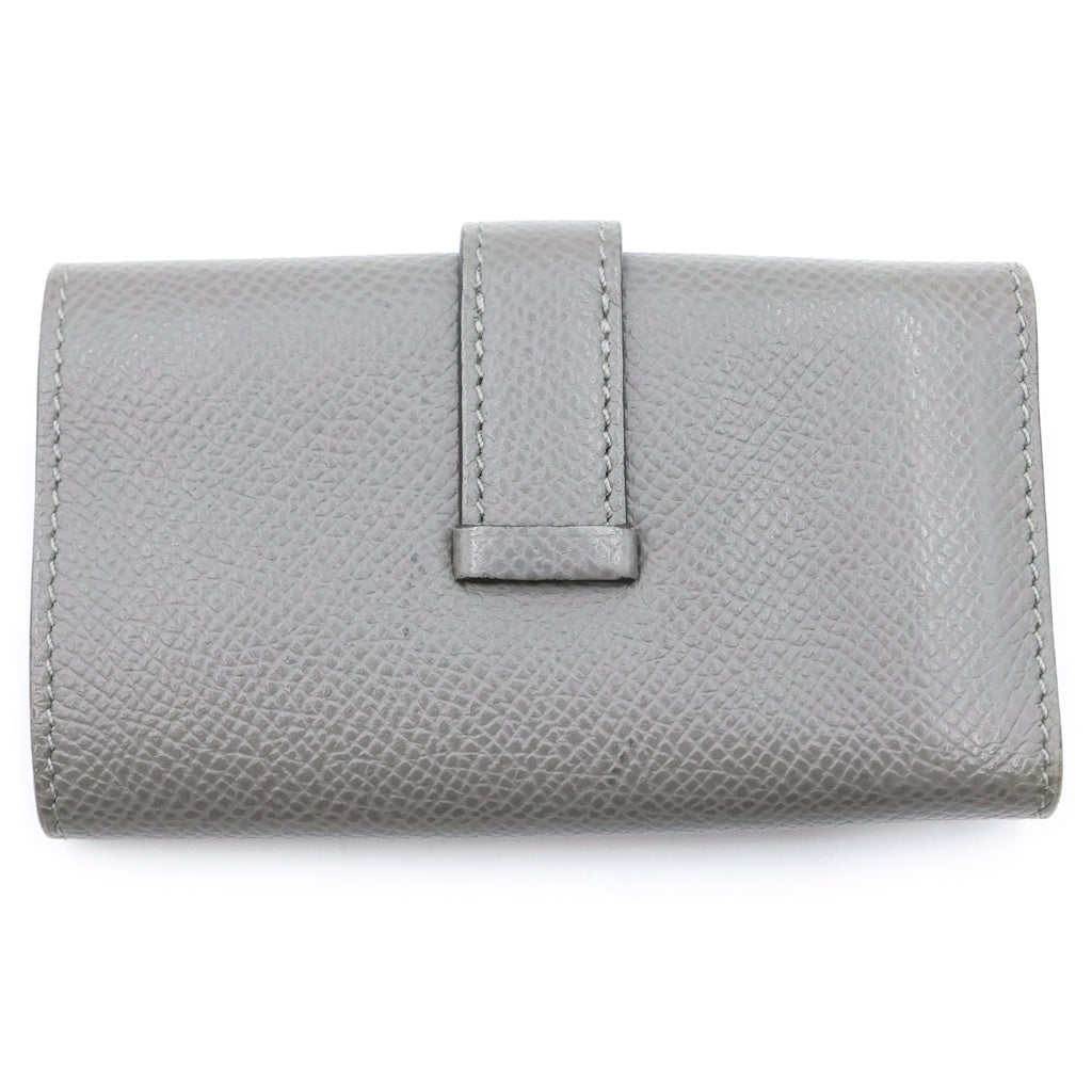 HERMES(エルメス) ベアン 4連 キーケース U刻印 シルバー金具 グレー レディース