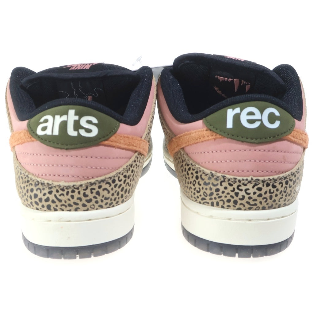 NIKE SB(ナイキエスビー) ×Arts Rec DUNK LOW PLO Rust Pink and Rough Green IH3211-200 ダンク プロ ラストピンク アンド ラフグリーン ローカットスニーカー ピンク US9.5/27.5cm