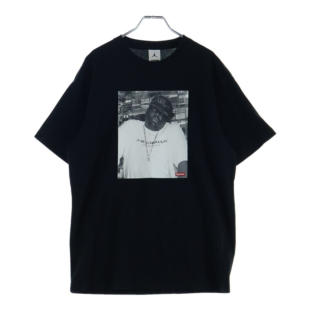 SUPREME(シュプリーム) 24AW ×Jordan Biggie S/S Top ジョーダン ビギー フォトプリント 半袖Tシャツカットソー ブラック HJ8385-010