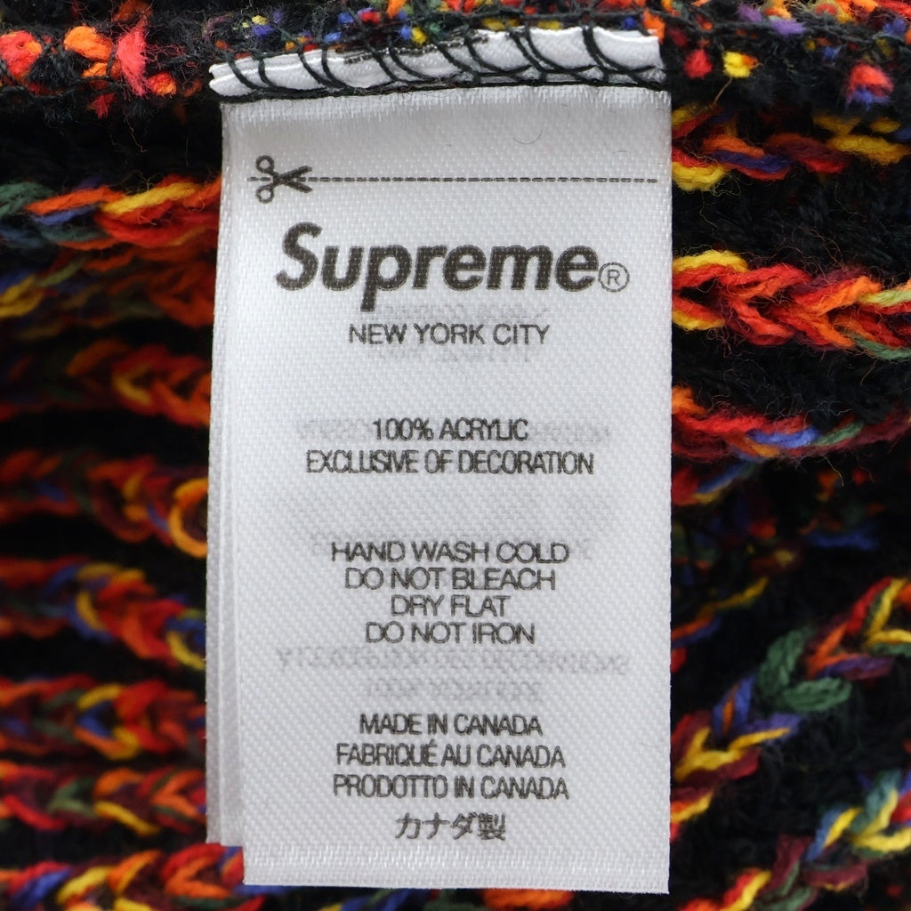SUPREME(シュプリーム) 25AW Rainbow Loose Gauge Beanie レインボー ルーズ ゲージ ビーニー ニットキャップ 帽子 マルチ