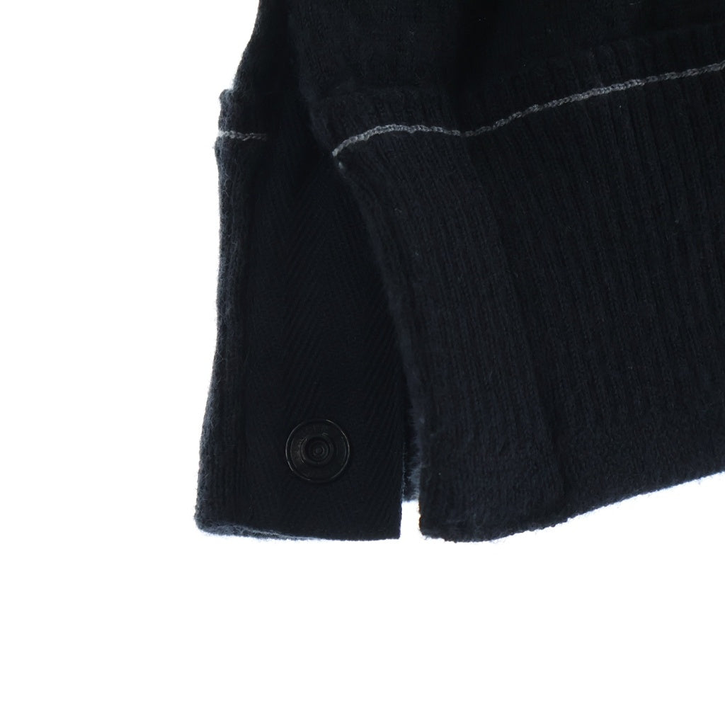 Sacai(サカイ) 23SS Cashmere Knit Pullove カシミヤニットプルオーバー セーター ネイビー 23-03019M