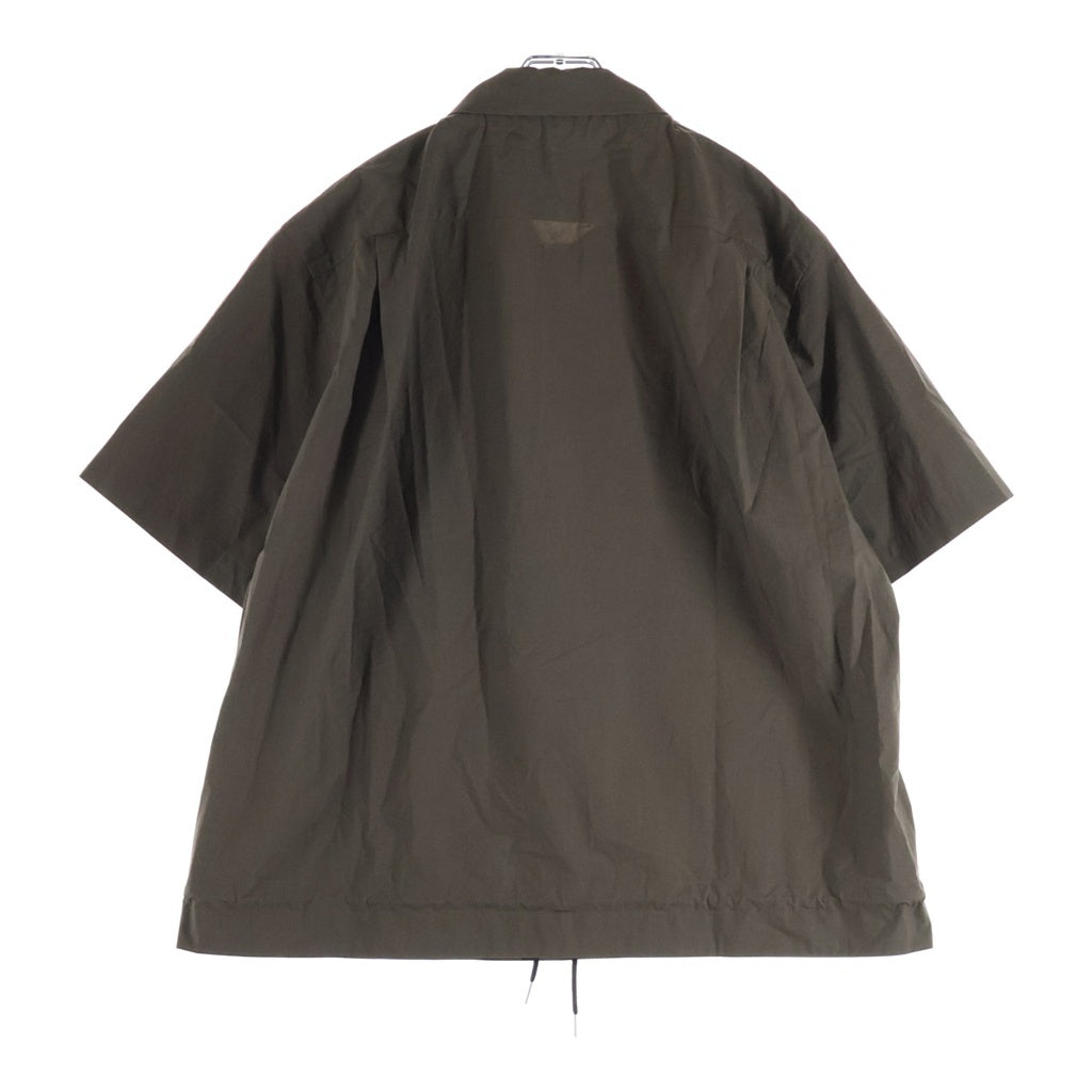 Sacai(サカイ) 26SS Cotton Typewriter Shirt 半袖シャツ カーキ 26-03922M