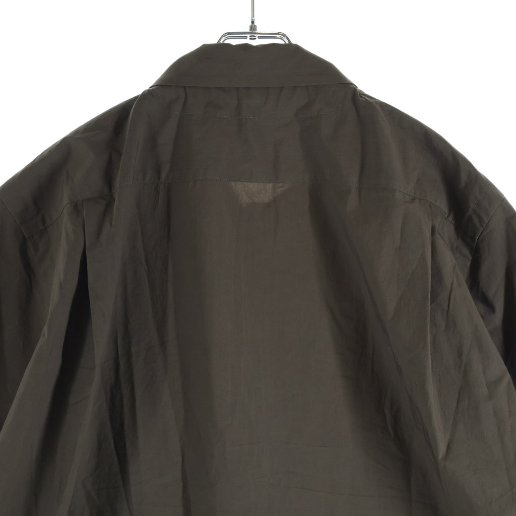 Sacai(サカイ) 26SS Cotton Typewriter Shirt 半袖シャツ カーキ 26-03922M