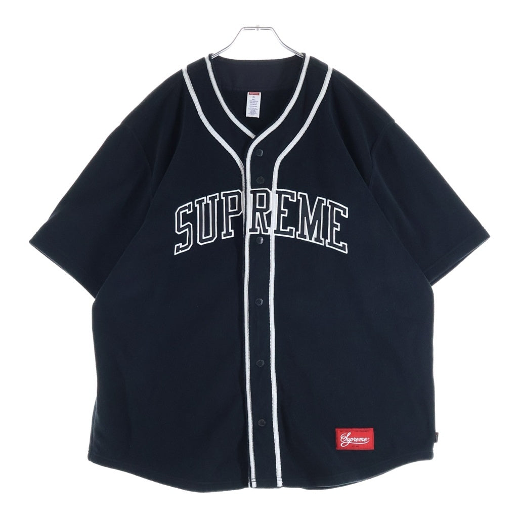 SUPREME(シュプリーム) 25AW Polartec Baseball Jersey ポーラーテック ベースボール 半袖シャツ ブラック