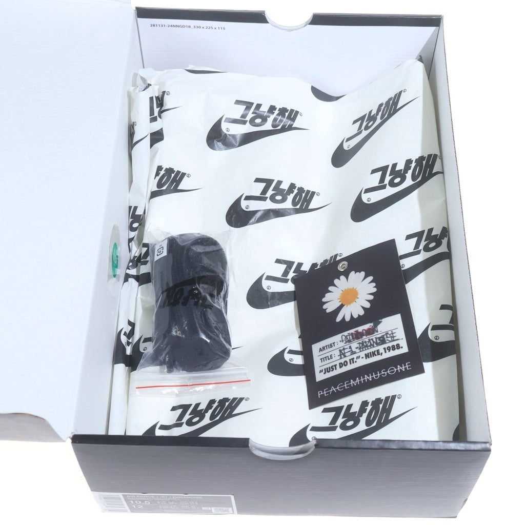 NIKE(ナイキ) ×PEACEMINUSONE AIR FORCE 1 LOW 07 PARA NOISE 3.0 G DRAGON AQ3692-004 エアフォース1 ローカットスニーカー US10.5/28.5cm