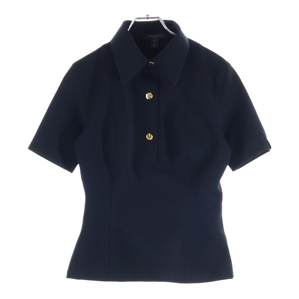 LOUIS VUITTON(ルイヴィトン) 25AW テクニカル ジャージー 半袖 ポロトップ ブラック RW252WW G72 FTTP15 レディース