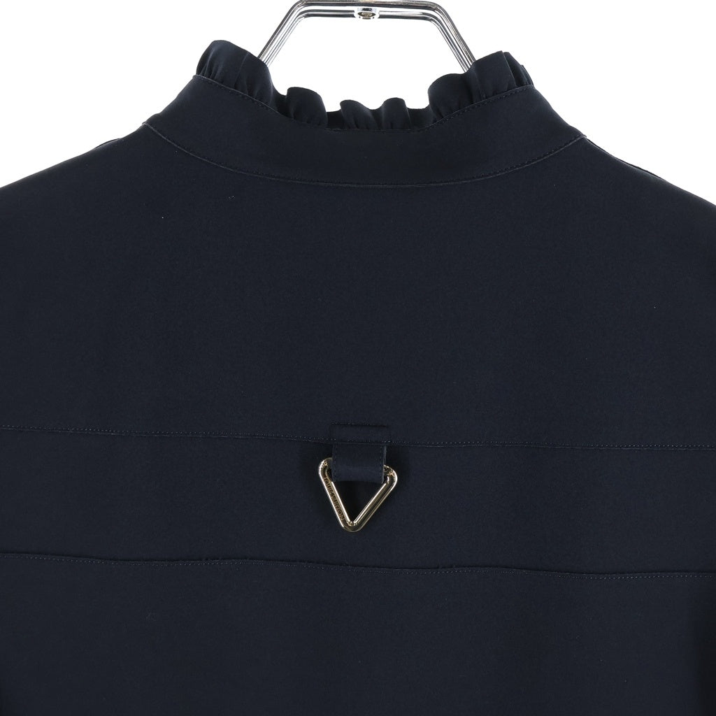 LOUIS VUITTON(ルイヴィトン) 25AW モノグラムジップアップ テクニカル ジャージー ノースリーブ ドレス/ワンピース ブラック RW252WW G72 FTDR21 レディース