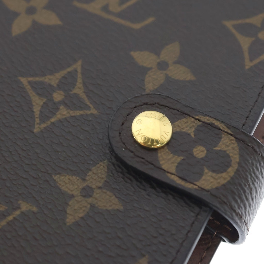 LOUIS VUITTON(ルイヴィトン) アジェンダPM モノグラム 手帳カバー ブラウン R20005 RFID