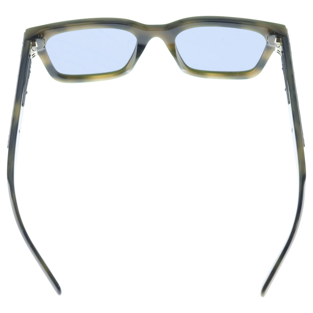 Berluti(ベルルッティ) ラディアント アセテート カリグラフィ柄レンズサングラス メガネ アイウェア カーキ BL40037I