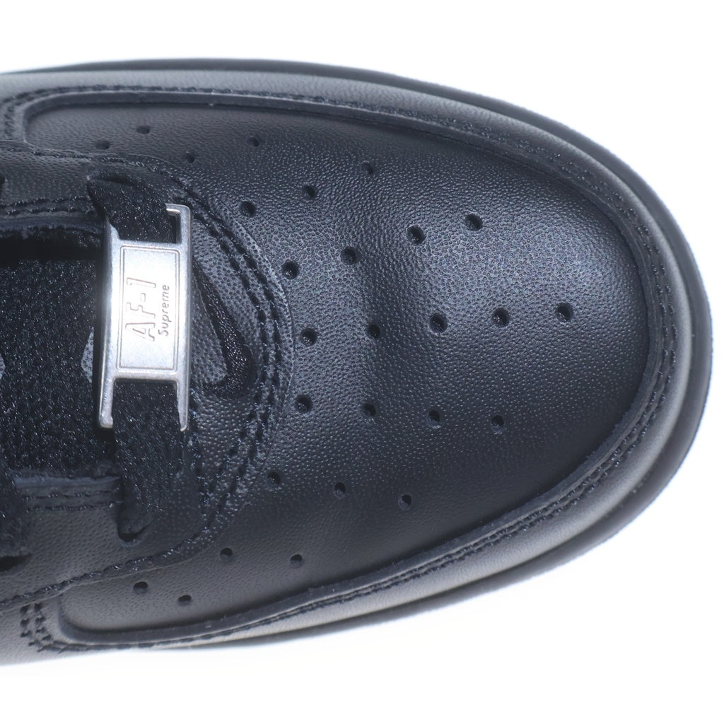 NIKE(ナイキ) ×SUPREME AIR FORCE 1 LOW CU9225-001 シュプリーム エアフォース1 ローカットスニーカー ブラック US6/24cm レディース