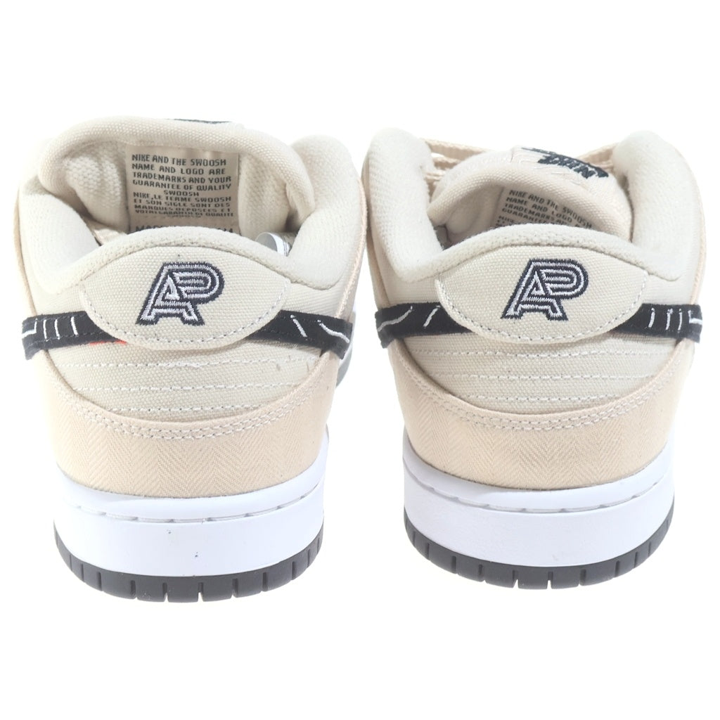 NIKE SB(ナイキエスビー) ×Albino & Preto DUNK LOW PRO QS FD2627-200 アルビノ プレト ダンク プロ パールホワイト ローカットスニーカー ベージュ US9.5/27.5cm