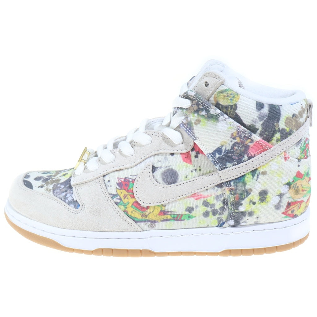 NIKE SB(ナイキエスビー) ×Supreme DUNK HIGH OG QS FD8779-100 シュプリーム ダンク ラメルジー ハイカットスニーカー アイボリー US9.5/27.5cm