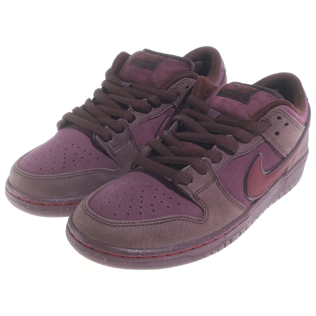 NIKE SB(ナイキエスビー) DUNK LOW PRM CITY OF LOVE FN0619-600 ダンク プレミアム シティ オブ ラブ ローカットスニーカー ブラウン US9.5/27.5cm