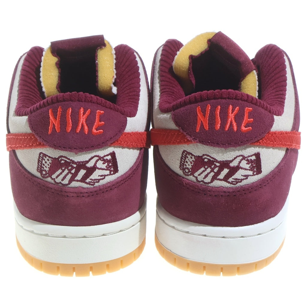 NIKE SB(ナイキエスビー) ×Skate Like a Girl DUNK LOW PRO DX4589-600 スケートライク ア ガール ダンク プロ ローカットスニーカー レッド/ホワイト US9.5/27.5cm