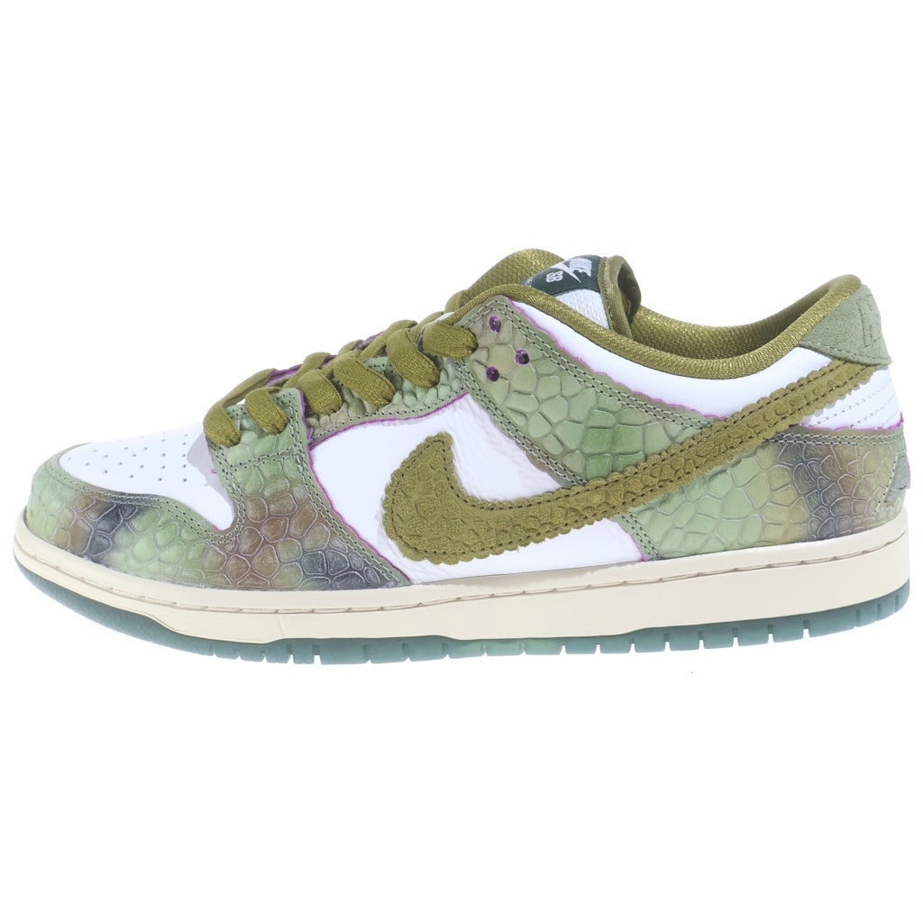NIKE SB(ナイキエスビー) ×Alexis Sablone DUNK LOW PRO WHITE AND PACIFIC MOSS HJ3386-300 ローカットスニーカー US9.5/27.5cm