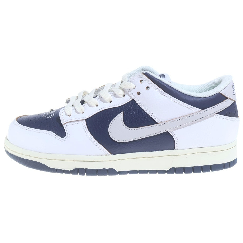 NIKE SB(ナイキエスビー) ×HUF DUNK LOW NEW YORK FD8775-100 ハフ ダンク ニューヨーク ローカットスニーカー ホワイト/ブルー US9.5/27.5cm