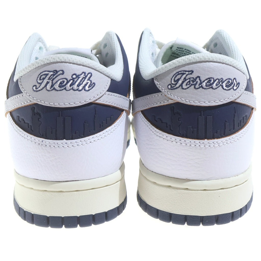 NIKE SB(ナイキエスビー) ×HUF DUNK LOW NEW YORK FD8775-100 ハフ ダンク ニューヨーク ローカットスニーカー ホワイト/ブルー US9.5/27.5cm
