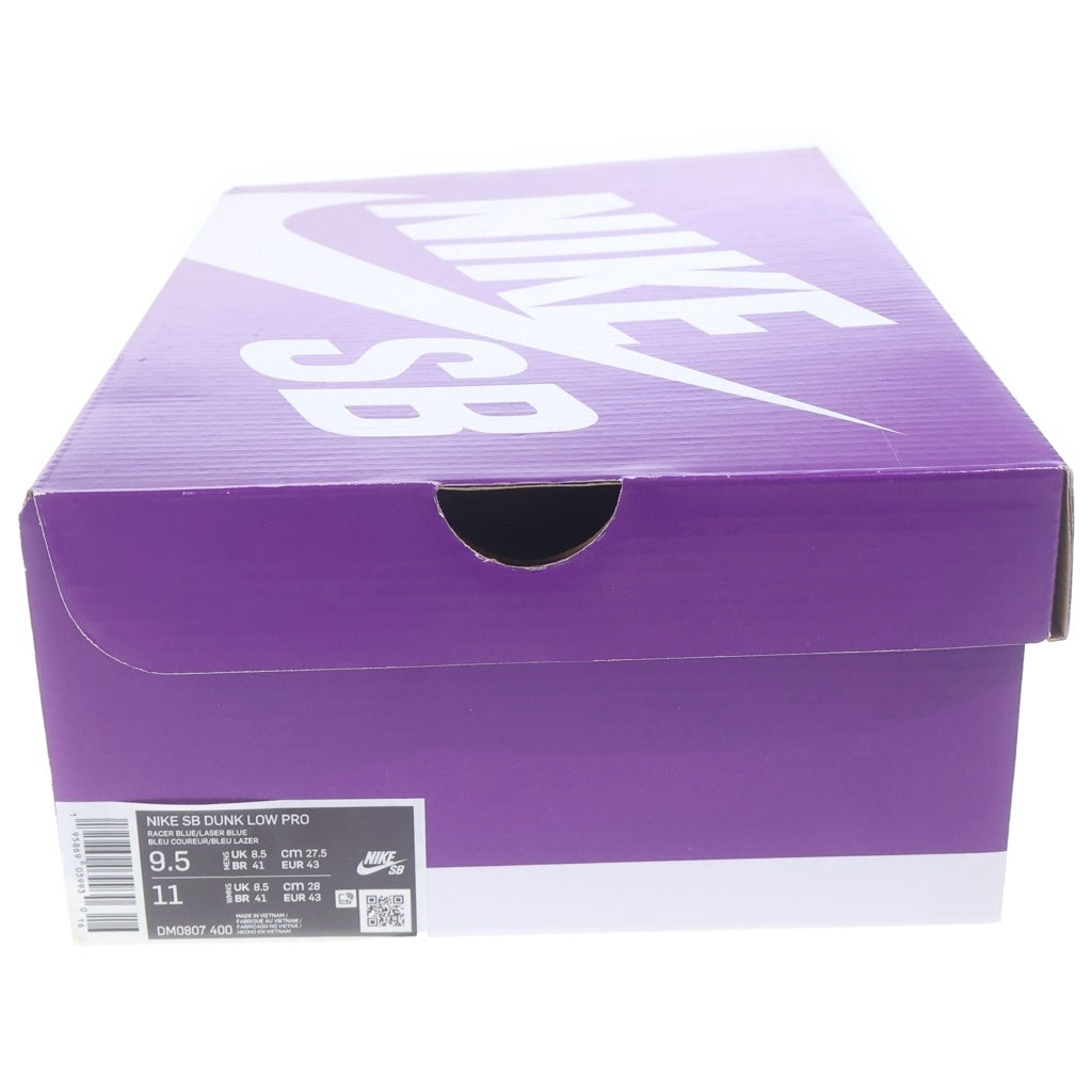 NIKE SB(ナイキエスビー) DUNK LOW BLUE RASPBERRY DM0807-400 ダンク ブルーラズベリー ローカットスニーカー ブルー US9.5/27.5cm
