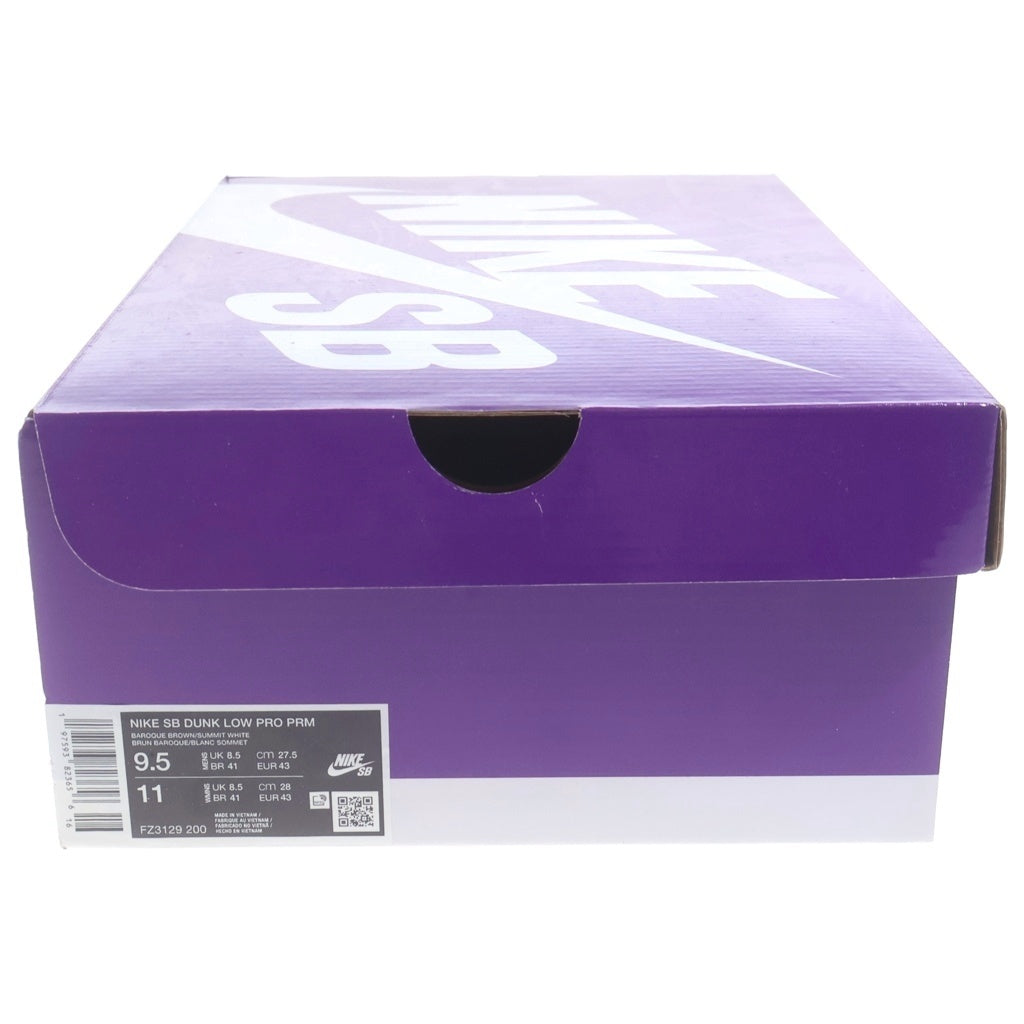 NIKE SB(ナイキエスビー) DUNK LOW PRO BIG MONEY SAVINGS FZ3129-200 ダンク プロ ビック マニー セービングス ローカットスニーカー ブラウン US9.5/27.5cm