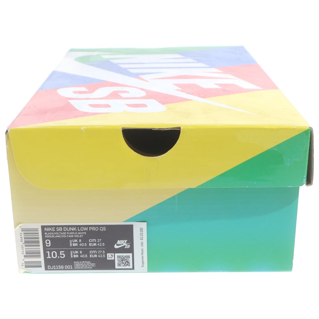NIKE SB(ナイキエスビー) ×Familia DUNK LOW FIRST AVENUE DJ1159-001 ファミリア ダンク ファーストアヴェニュー ローカットスニーカー ブラック US9/27cm