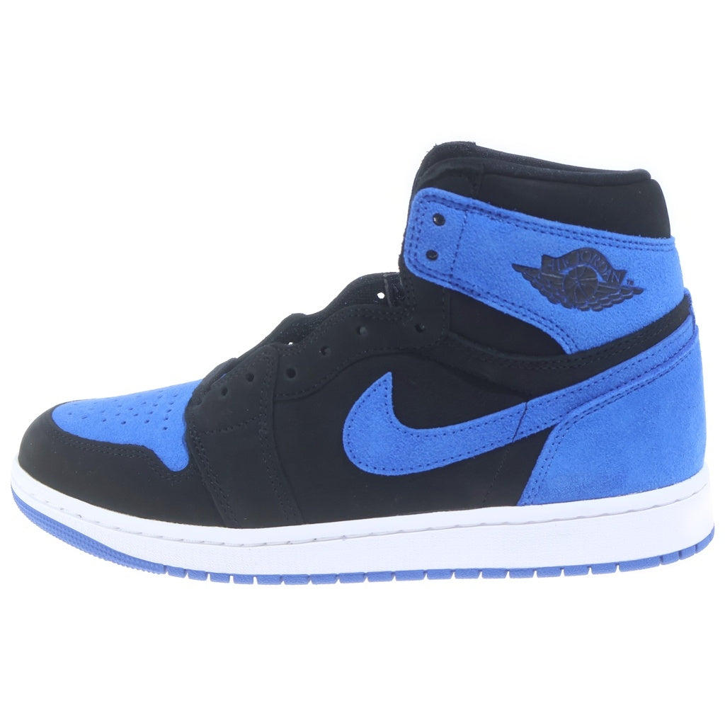 NIKE(ナイキ) AIR JORDAN 1 RETRO HIGH OG ROYAL REIMAGINED DZ5485-042 エアジョーダン1 レトロ ロイヤルリイマジンド ハイカットスニーカー ブラック/ブルー US9/27.0cm