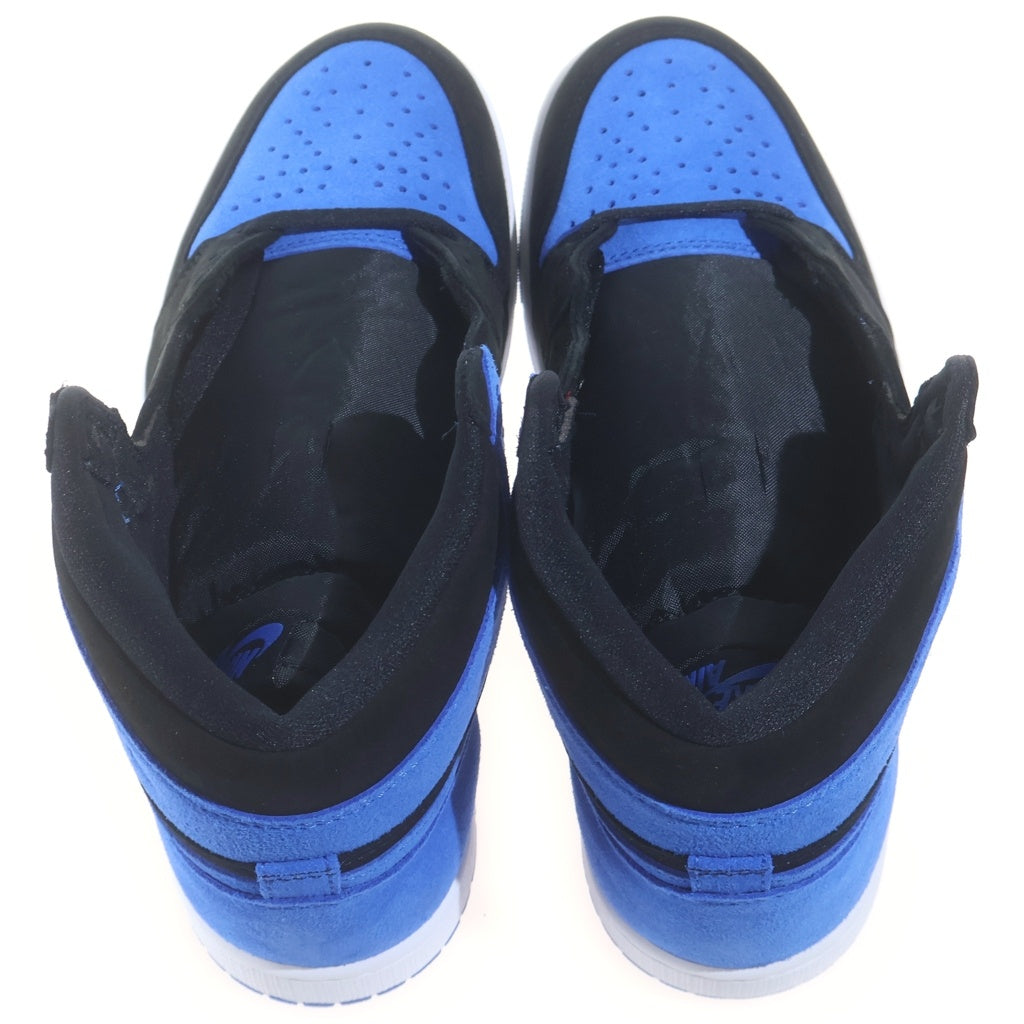NIKE(ナイキ) AIR JORDAN 1 RETRO HIGH OG ROYAL REIMAGINED DZ5485-042 エアジョーダン1 レトロ ロイヤルリイマジンド ハイカットスニーカー ブラック/ブルー US9/27.0cm