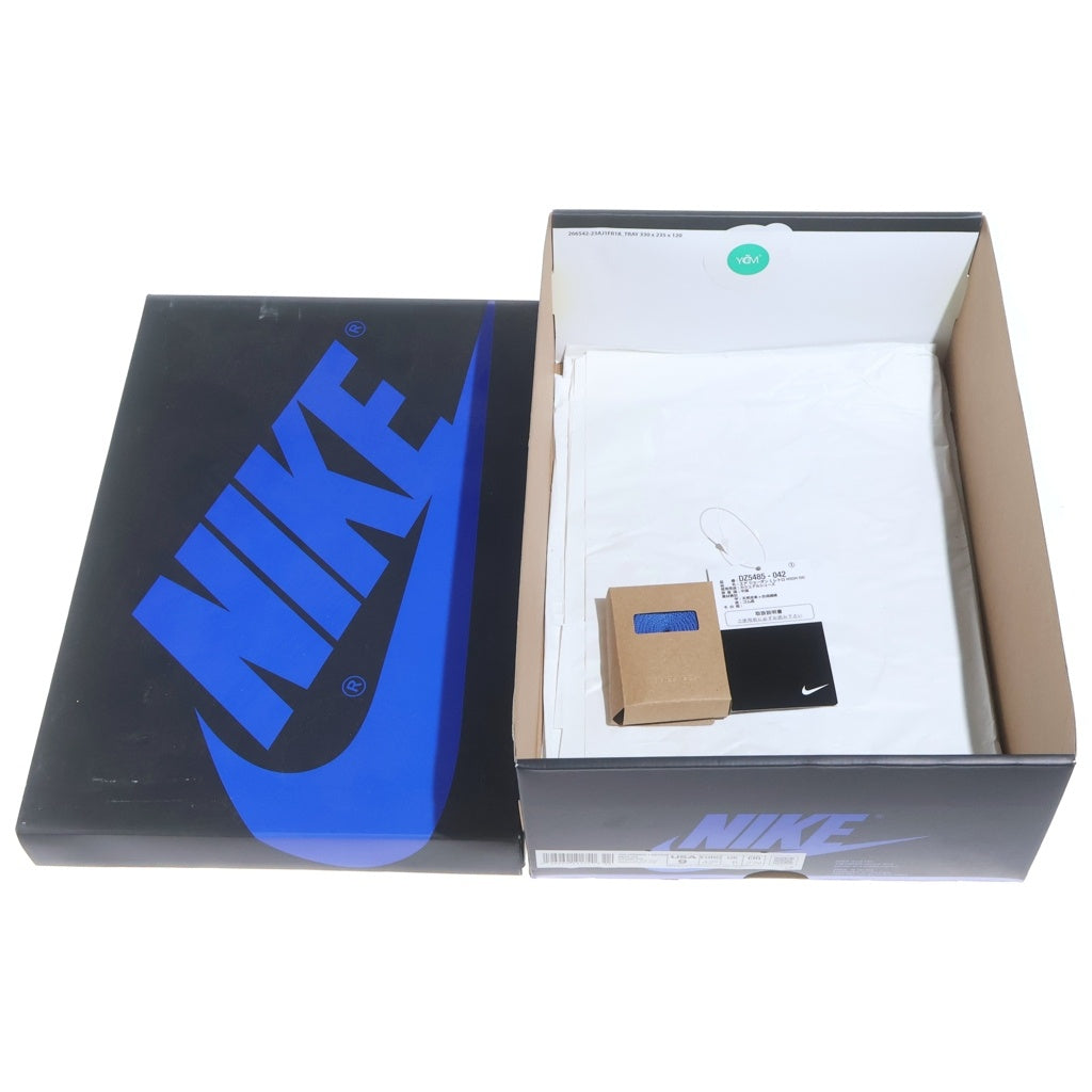 NIKE(ナイキ) AIR JORDAN 1 RETRO HIGH OG ROYAL REIMAGINED DZ5485-042 エアジョーダン1 レトロ ロイヤルリイマジンド ハイカットスニーカー ブラック/ブルー US9/27.0cm