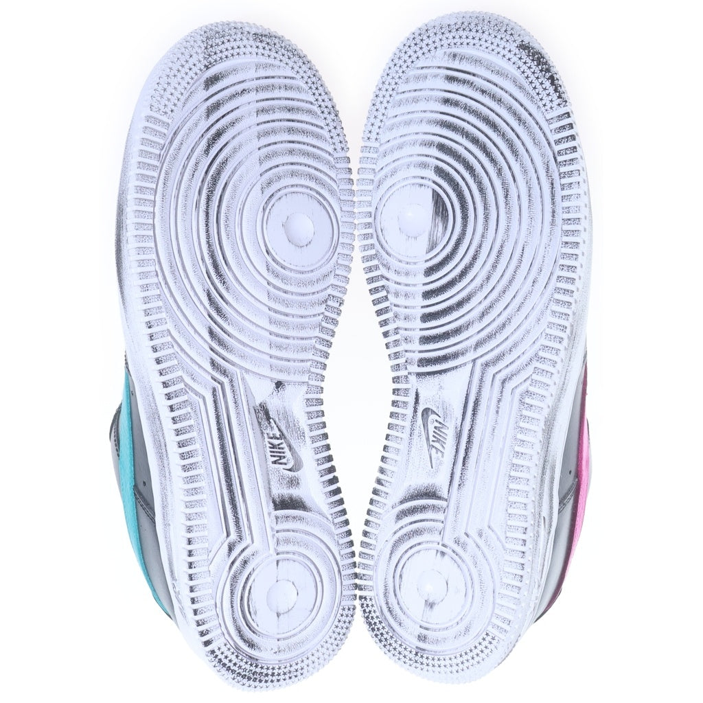 NIKE(ナイキ) ×PEACEMINUSONE AIR FORCE 1 LOW 07 PARA-NOISE 3.0 G-DRAGON AQ3692-004 ピースマイナスワン エアフォース1 パラノイズ ローカットスニーカー ブラック US9/27cm