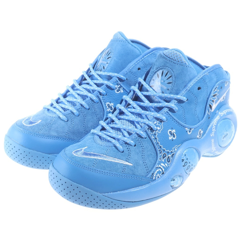 NIKE(ナイキ) ×Supreme AIR ZOOM FLIGHT 95 DJ8604-400 シュプリーム エアズーム フライト ユニバーシティブルー ペイズリー ローカットスニーカー ブルー US9.5/27.5cm