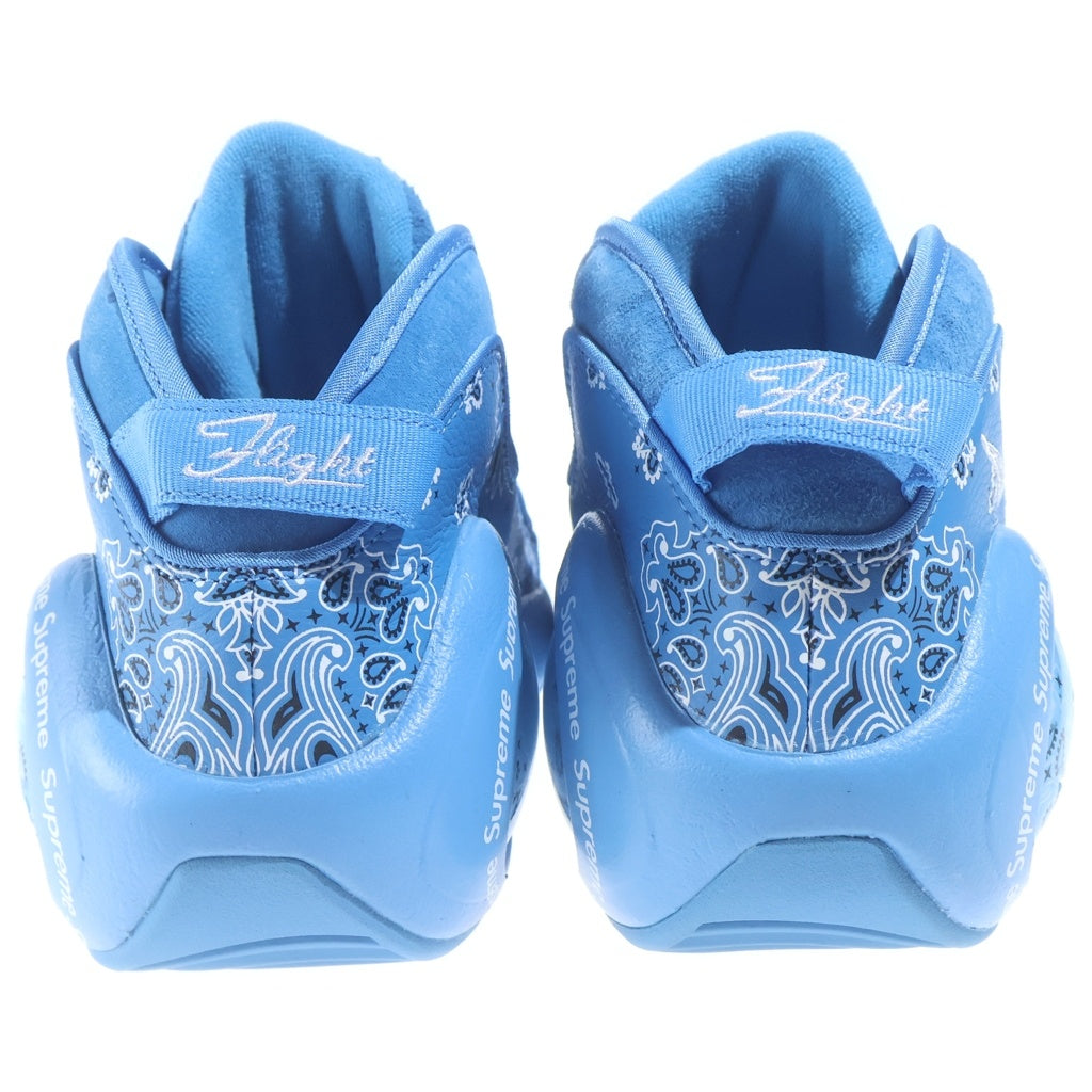 NIKE(ナイキ) ×Supreme AIR ZOOM FLIGHT 95 DJ8604-400 シュプリーム エアズーム フライト ユニバーシティブルー ペイズリー ローカットスニーカー ブルー US9.5/27.5cm