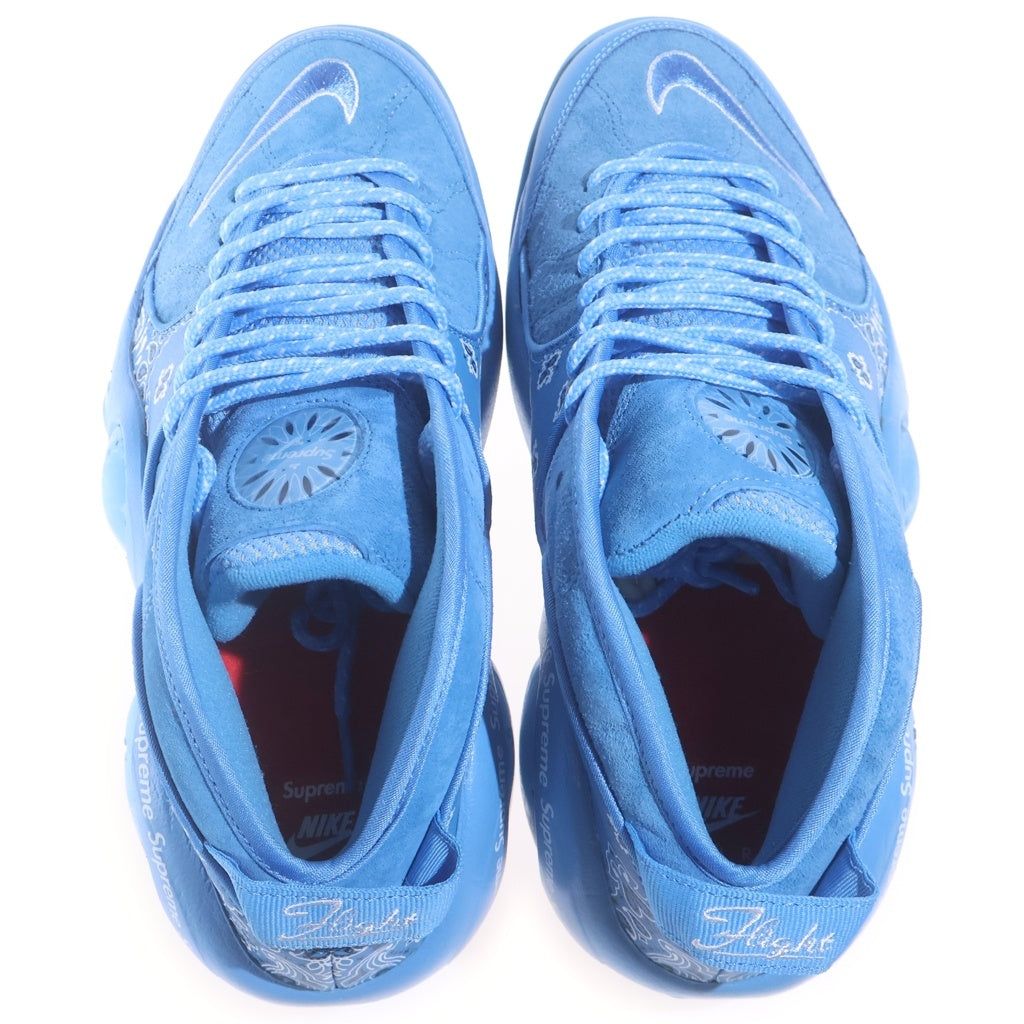 NIKE(ナイキ) ×Supreme AIR ZOOM FLIGHT 95 DJ8604-400 シュプリーム エアズーム フライト ユニバーシティブルー ペイズリー ローカットスニーカー ブルー US9.5/27.5cm