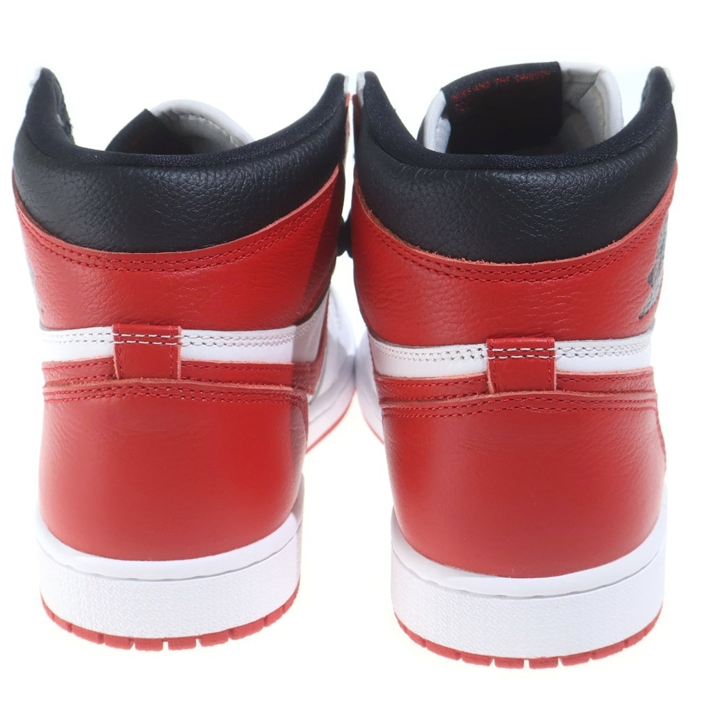 NIKE(ナイキ) AIR JORDAN 1 HIGH OG HERITAGE 555088-161 エアジョーダン1 ヘリテージ ハイカットスニーカー ホワイト/レッド US9/27cm