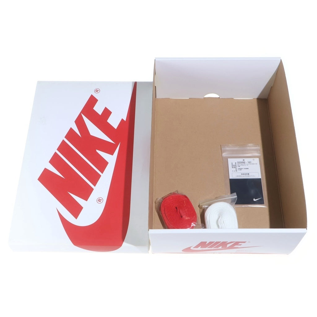 NIKE(ナイキ) AIR JORDAN 1 HIGH OG HERITAGE 555088-161 エアジョーダン1 ヘリテージ ハイカットスニーカー ホワイト/レッド US9/27cm