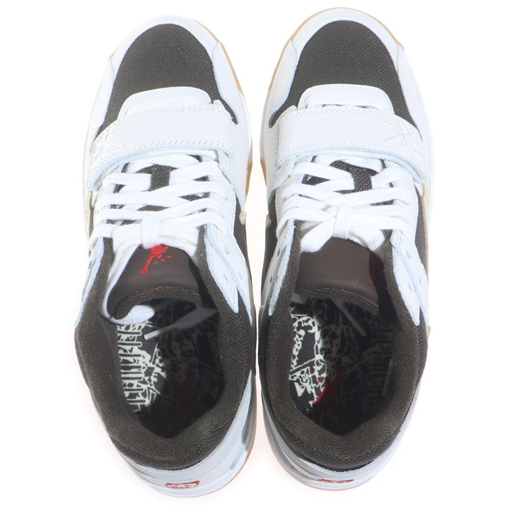 NIKE(ナイキ) ×TRAVIS SCOTT JORDAN JUMPMAN JACK FZ8117‐100 トラヴィススコット ジョーダン ジャンプマン ローカットスニーカー ホワイト/ブラウン US9/27cm