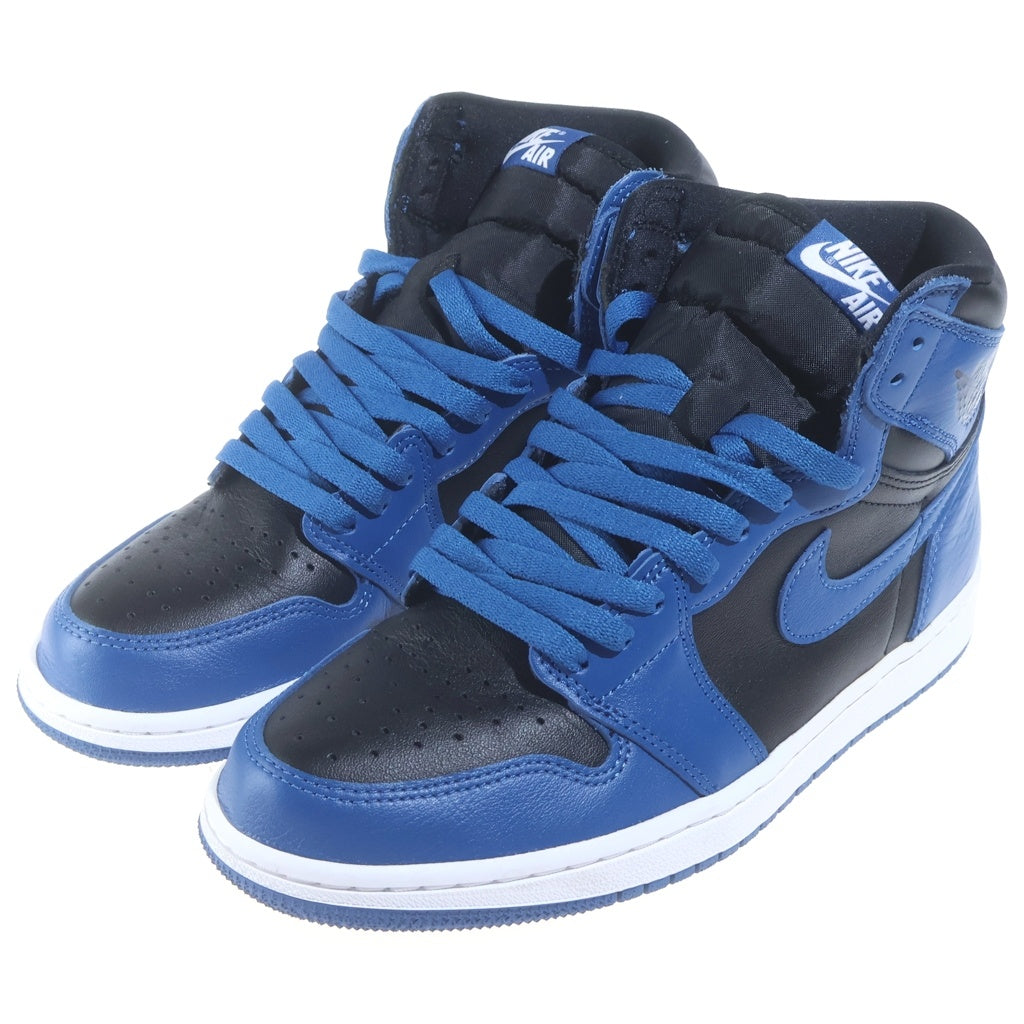 NIKE(ナイキ) AIR JORDAN1 RETRO OG DARK MARINA BLUE 555088-404 エアジョーダン1 レトロ ダークマリーナブルー ハイカットスニーカー ブラック/ブルー US9/27cm