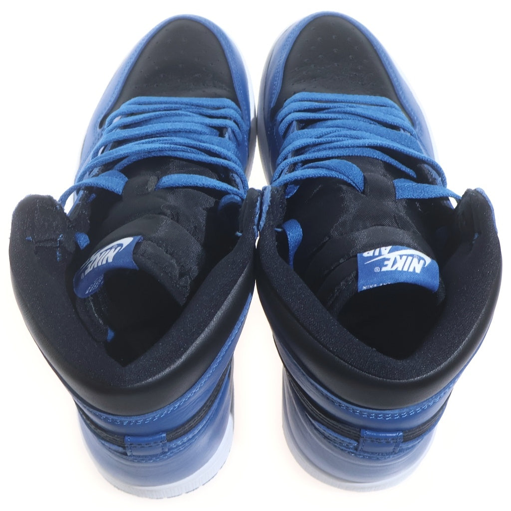 NIKE(ナイキ) AIR JORDAN1 RETRO OG DARK MARINA BLUE 555088-404 エアジョーダン1 レトロ ダークマリーナブルー ハイカットスニーカー ブラック/ブルー US9/27cm
