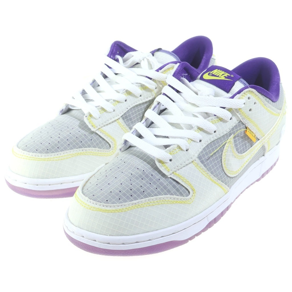 NIKE(ナイキ) ×UNION DUNK LOW COURT PURPLE DJ9649-500 ユニオン ダンク コートパープル ローカットスニーカー ホワイト/パープル US9/27cm