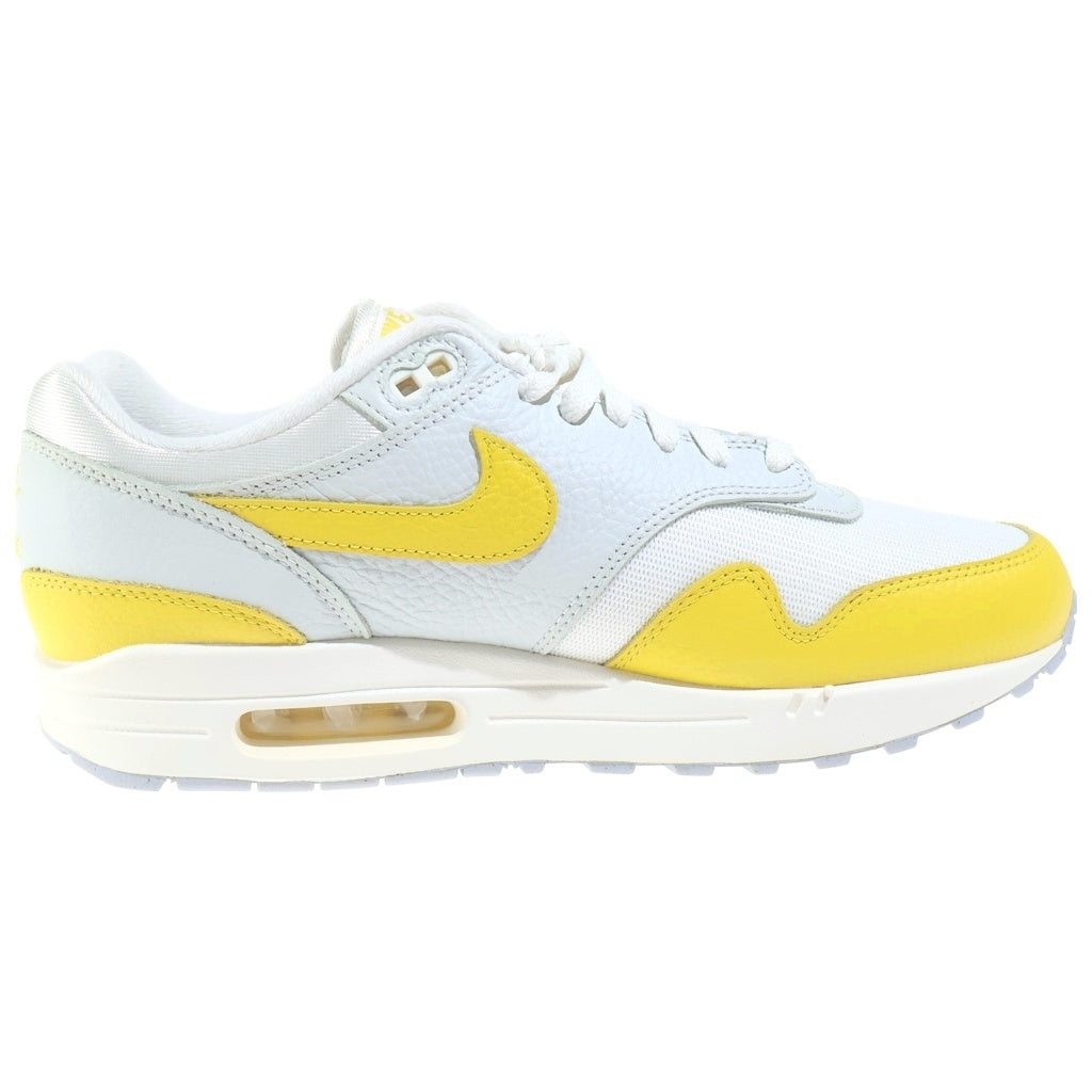 NIKE(ナイキ) WMNS AIR MAX 1 WHITE BRIGHT YELLOW DX2954-001 ウィメンズ エアマックス1 ローカットスニーカー ホワイト/イエロー US11.5/28.5cm