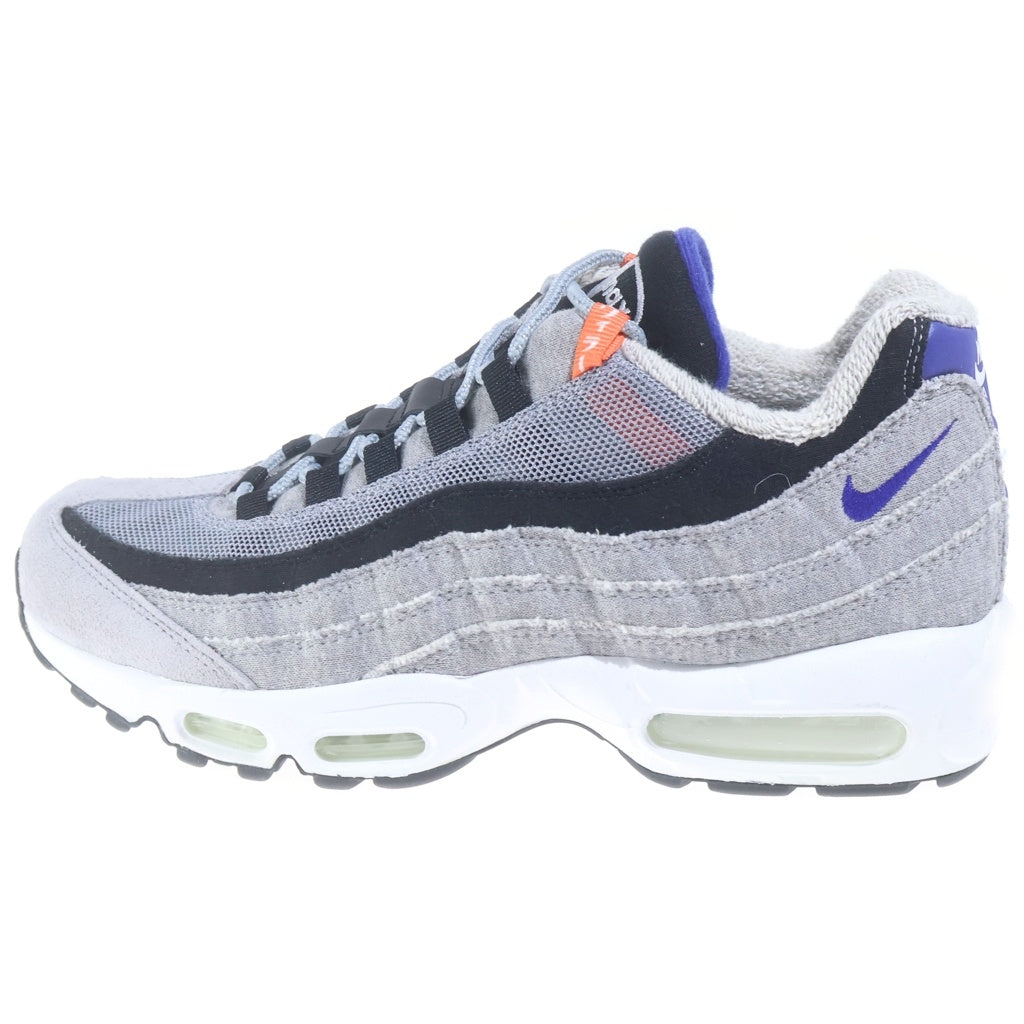 NIKE(ナイキ) ×Loopwheeler AIR MAX 95 WOLF GREY CQ7853-001 ループウィラー エアマックス95 ローカットスニーカー グレー US9.5/27.5cm