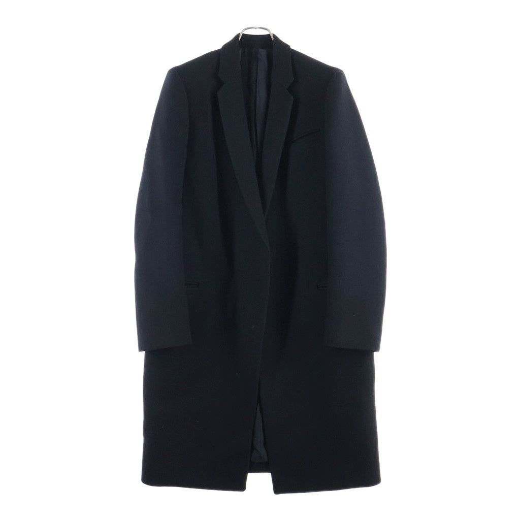CELINE(セリーヌ) フィービー期 ボタンレス ウール チェスターコート ブラック