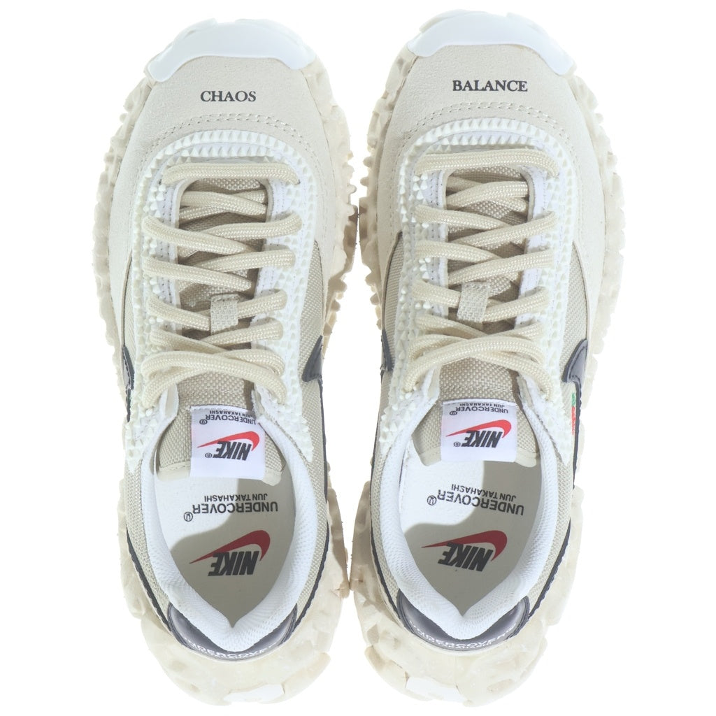 NIKE(ナイキ) ×UNDERCOVER OVERBREAK OVERCAST DD1789-200 アンダーカバー オーバーブレイク ローカットスニーカー ホワイト US5/23.5cm レディース