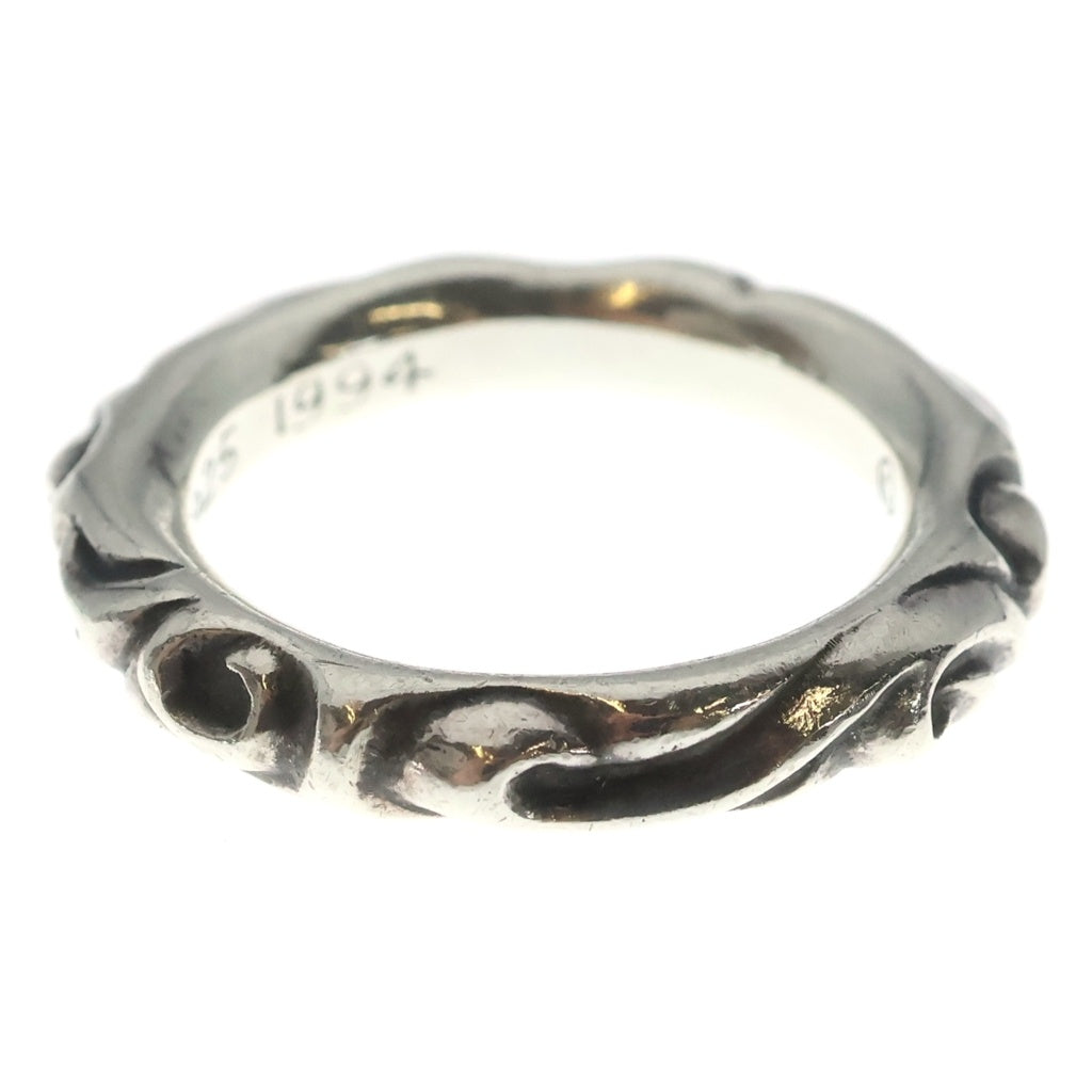 CHROME HEARTS(クロムハーツ) SCRL BAND スクロールバンド リング シルバー BCA351