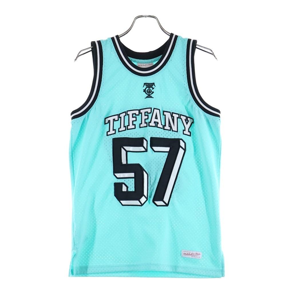 Mitchell&Ness(ミッチェル アンド ネス) 23SS ×Tiffany Basketball Jersey ティファニー バスケットボール メッシュ タンクトップ ティファニーブルー