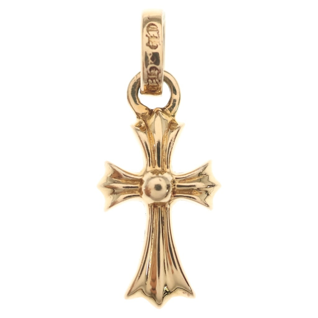 CHROME HEARTS(クロムハーツ) 22K CRS BBYFAT P/DIA ベイビーファットクロス PAVEダイヤ ペンダントトップ ゴールド