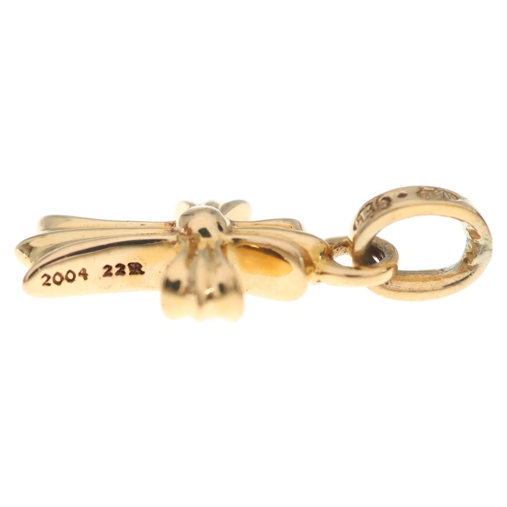 CHROME HEARTS(クロムハーツ) 22K CRS BBYFAT P/DIA ベイビーファットクロス PAVEダイヤ ペンダントトップ ゴールド