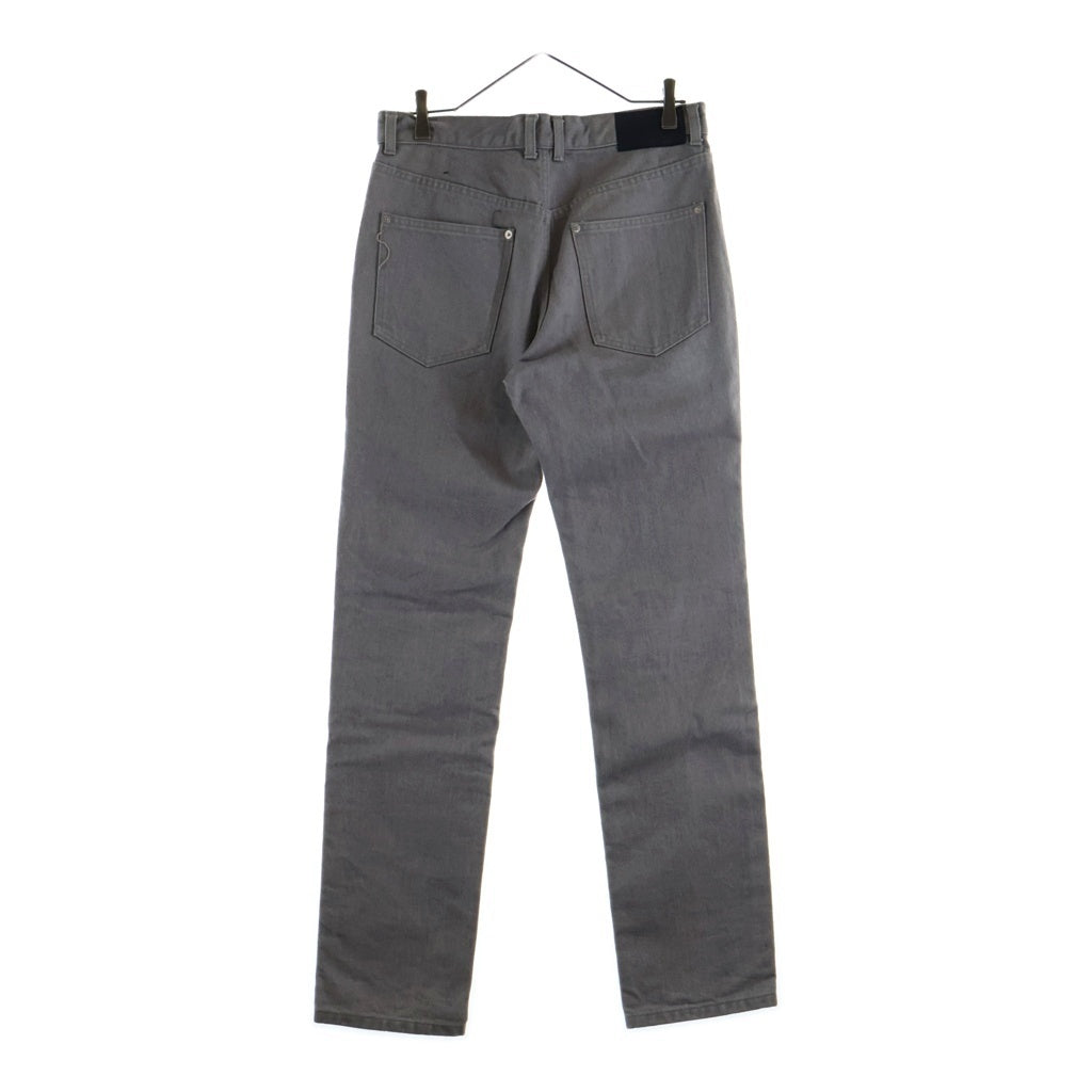 JOHN LAWRENCE SULLIVAN(ジョンローレンスサリバン) コーティング ダメージ加工 ストレートデニムパンツ ブラック 2A013-0322-36