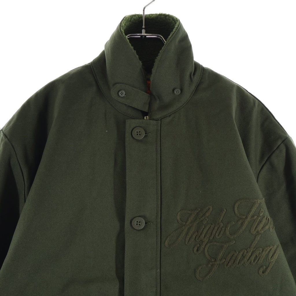 UNIVERSAL OVERALL(ユニバーサルオーバーオール) ×HIGH FIVE FACTORY N-1 JACKET ハイファイブファクトリー エヌワンスタンドカラー ジャケット カーキ 88000220