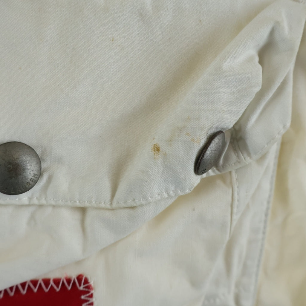 POLO RALPH LAUREN(ポロラルフローレン) 90s Multi Pocket Vest マルチポケット ベスト ジャケット ホワイト